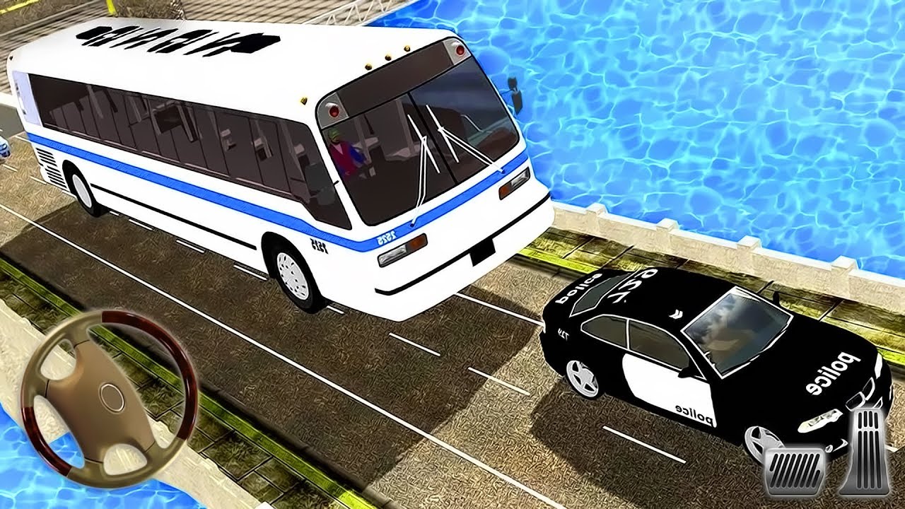 Prisoner Transport Bus Simulator 3D - City Police Bus Driving | Android Gameplay