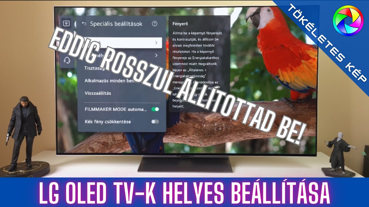 LG OLED TV-k helyes beállítása - YouTube