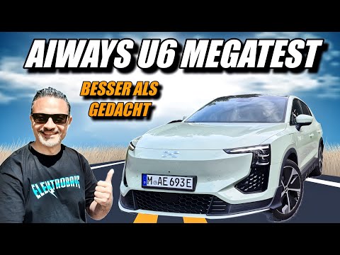 Youtube Aiways U6 Elektroauto. Echte Reichweite Ladezeit und Software im großen Test ermittelt #elektroauto thumb