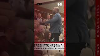 Protester interrupts legislative hearing; demands justice for Robert Brooks  #news #albany