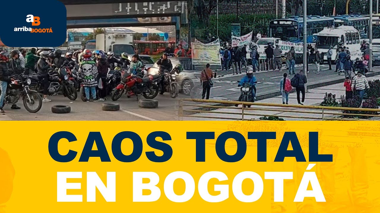 ¿Qué pasó en el Portal Américas? Caos total por las protestas en Bogotá | CityTv | ArribaBogotá