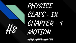 PHYSICS | CLASS IX |CHAPTER - 1, MOTION | LAKHMIR SINGH SOLUTIONS | SHORT ANSWER QUESTIONS (2) | #8