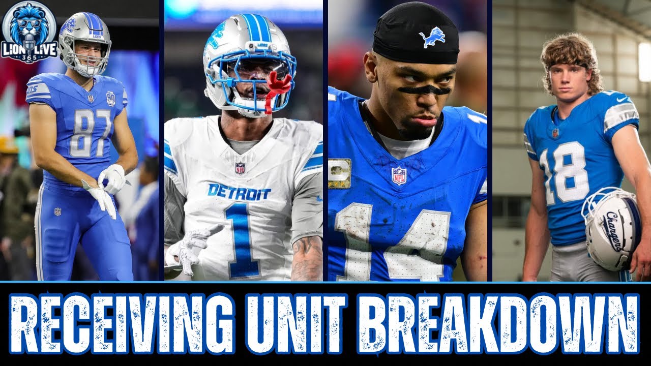 Detroit Lions Roster breakdown episode 6 : Pass catchers