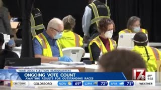 Ongoing vote count in NC