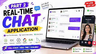 Real-Time Chat + Audio/Video Calling | Socket.IO & WebRTC..