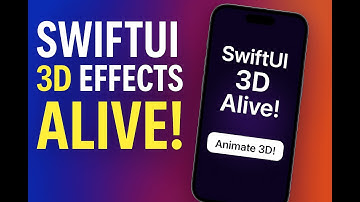"SwiftUI 3D Effects Tutorial | Create Alive Animations with rotation3DEffect!"