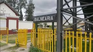 recorriendo predio y estación de balnearia