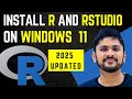How to install R and RStudio on Windows 11 (Updated 2025)