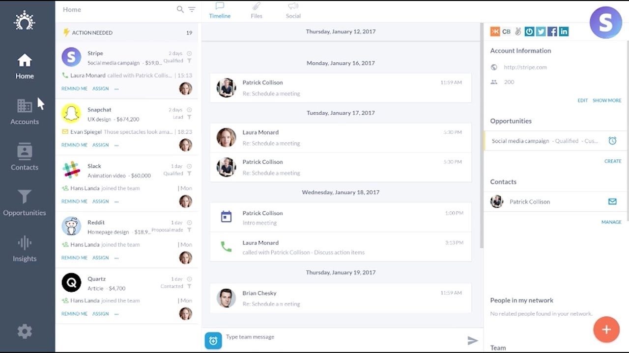 Salesflare intelligent CRM