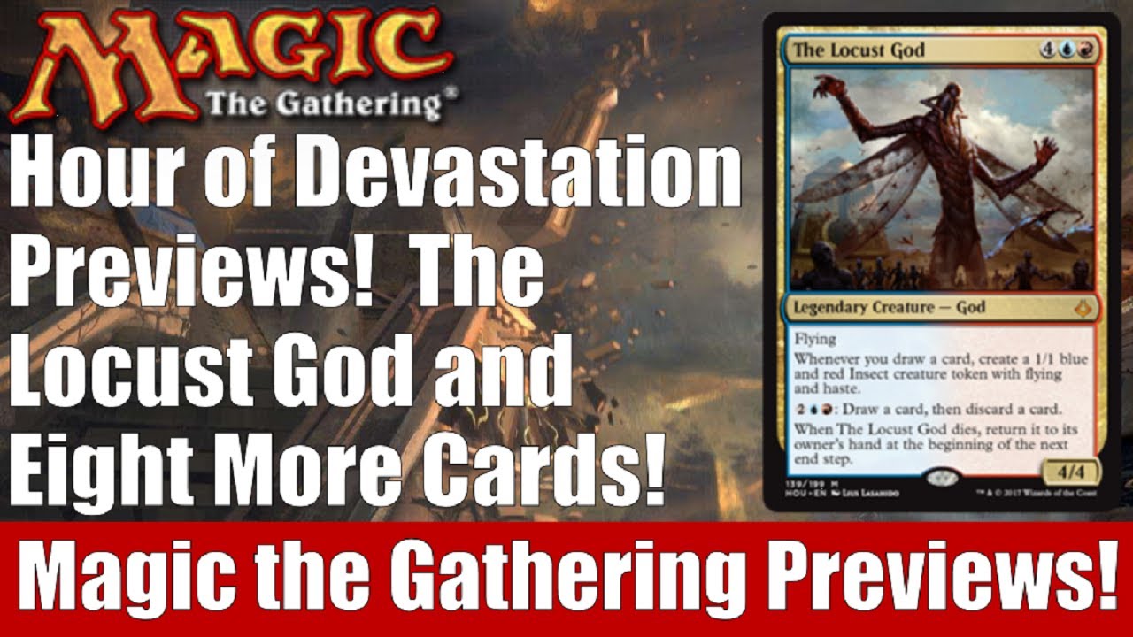 MTG Hour of Devastation Previews The Locust God and 8 More Cards