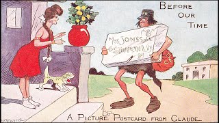 Oldest Vintage Postcard Ever? Edwardian Stone Age