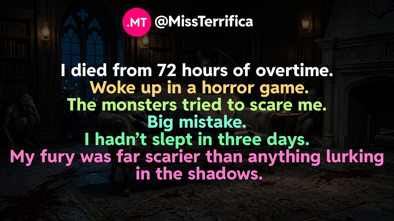 Я умер от 72 часов сверхурочной работы. Проснулся в игре ужасов...
