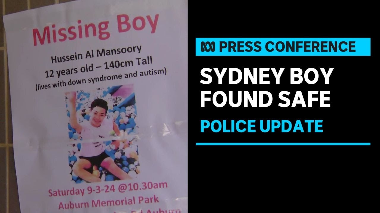 IN FULL: NSW Police say missing 12-year-old boy Hussein Al Mansoory found in a stairwell | ABC News