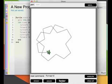 Hackety Hack/Ruby Turtle 4