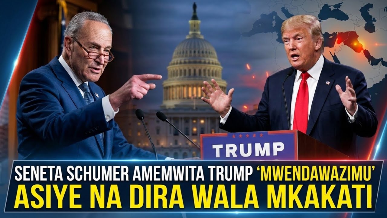 IRAN YAIPASUA SERIKALI YA MAREKANI,  SENETA WA MAREKANI SCHUMER AMEMWITA TRUMP 