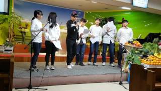 20161120추수축제5 물이바다덮음같이중고등부