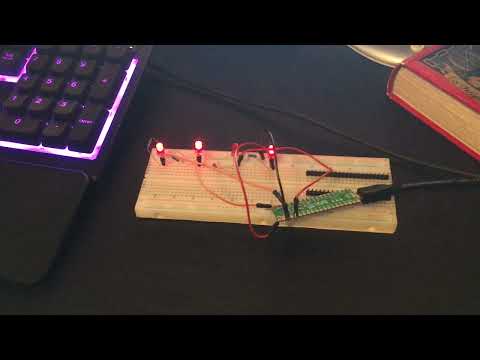 4 bit counter (Raspberry pi pico W)