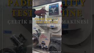 #paddy quality test machine - Çeltik randıman makinesi #ricemachine #riceprocessing #rice #paddy