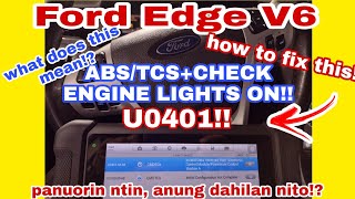 Famous U0401/Ford edge/ABS+TCS+CHECK ENGINE LIGHTS ON/WHAT MAKES THIS CODE FAILS?/HOW TO FIX THIS!?/Tagalog Profile