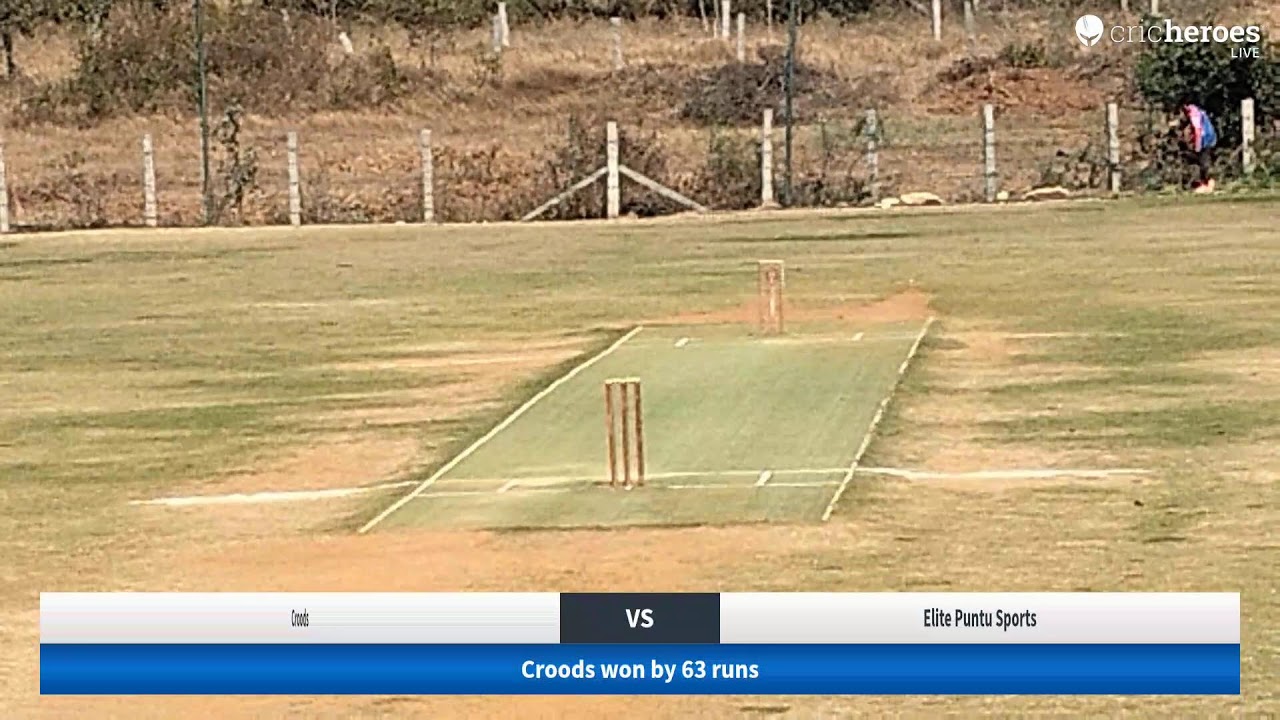 Croods vs Elite Puntu Sports live cricket match | Mario Turner Flash 3 live - Mario Turner Bengaluru