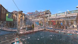 Fallout 4 - Modded Beantown Settlement Tour - Xbox