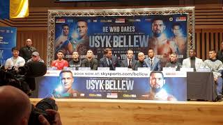 Anthony Crolla vs Daud Yordan Press Conference 08/11/18