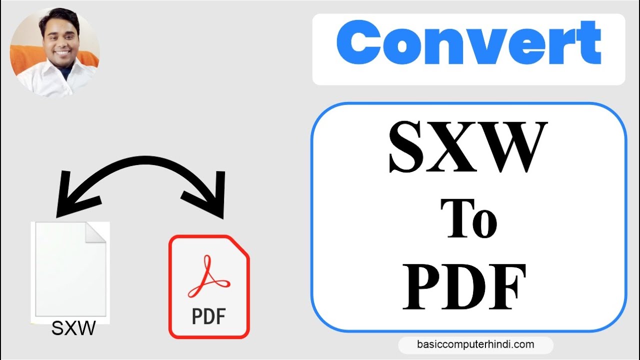 SXW To PDF | Convert SXW File To PDF File Online Free Tool