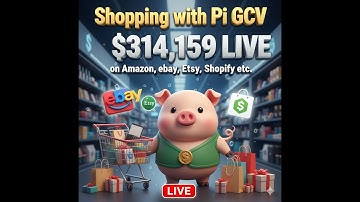Shopping with Pi GCV $314,519 LIVE om amazon, eBay, Esty, Walmart etc