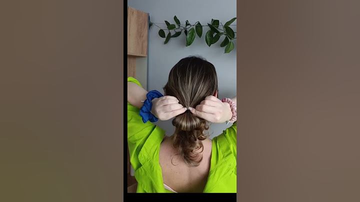 60 sekund Tyle potrzebujesz, żeby zrobić uroczy Kok na codzień.  #kok #fryzura #scrunchies #dodatek