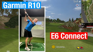 Garmin R10 Launch Monitor and E6 Connect 