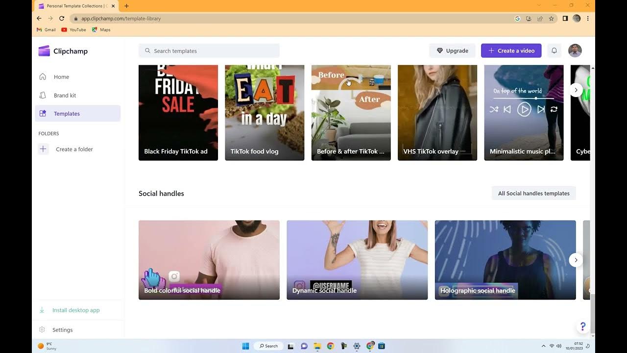 Clipchamp video editor by microsoft desktop app downloading youtube