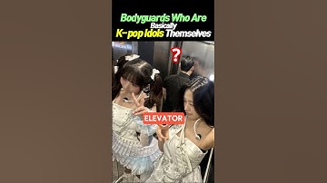 Bodyguards Who Are Basically K-pop Idols Themselves #kpop