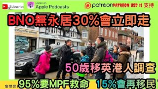 Download Lagu BNO無永居30%會立即走 | 50歲移英港人調查 | 95%要MPF救命 | 15%會再移民 #移英港人調查 #回流潮 #二次移民 #BNOer MP3