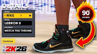 HOW TO MAKE Nike LeBron 9 "WATCH THE THRONE" in NBA 2K26! 👑