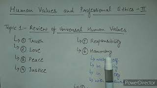 Universal Human Values | Human Values and Professional Ethics-II | HVPE |8 Semester | IP University screenshot 2