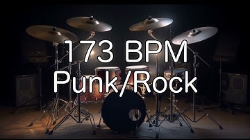 Punk/Rock Groove: 173 BPM Drum Beat for Musicians
