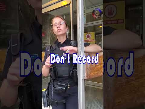 ENREGISTRES PAS DON T RECORD SPVM Montreal QC Canada Police Copwatching Cops 