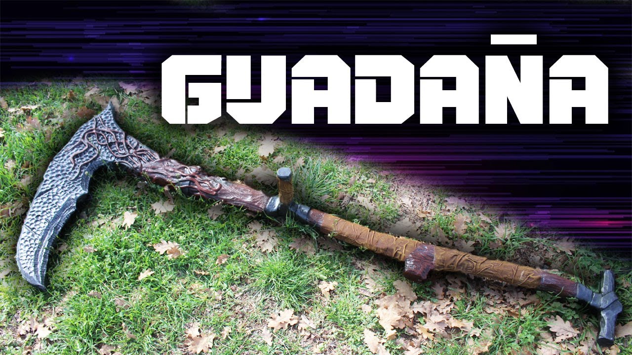 GUADAÑA - Como hacer - Larp / Softcombat / Cosplay - YouTube