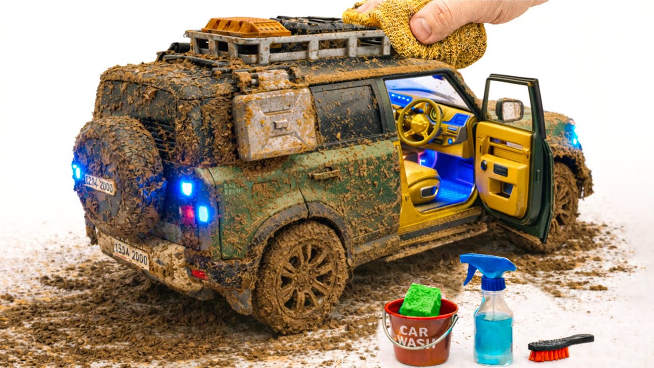 The surreal cleaning process of a 