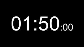 1 Minute 50 Second Timer (Sound Alert, Millisecond) | 1 Dakika 50 Saniye Sayaç (Sesli Uyarı, Salise)