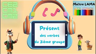 Conjugation - Present tense of the 3rd group - Irregular verbs - Grades 2-5 - #conjugation #frenc...