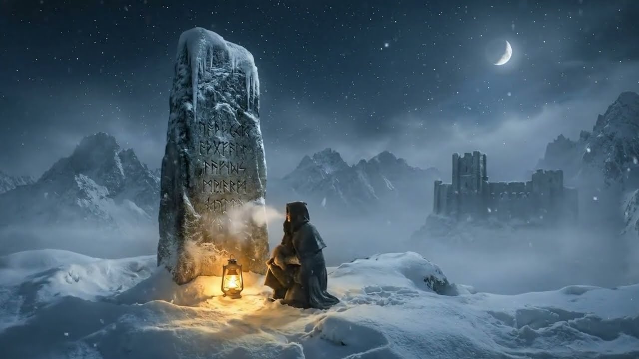 The Fortress Between Two Peaks | Medieval Celtic Winter Ambience for Deep Sleep & Relaxation | 4K