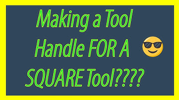 Hoe ik een houten handvat toevoeg aan een gereedschap met een vierkante schacht Houtdraaien met S...