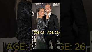 Famous Age Difference: Football Players and Their Wives or Girlfriends #football Net Worth