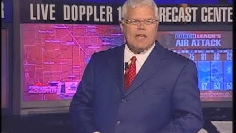 Mike Leach does the weather, April 2005