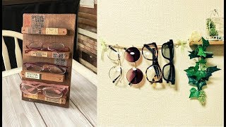 【DIY】お洒落な「メガネスタンド」の簡単な手作りアイデア♡～Simple homemade idea of fashionable glasses stand.
