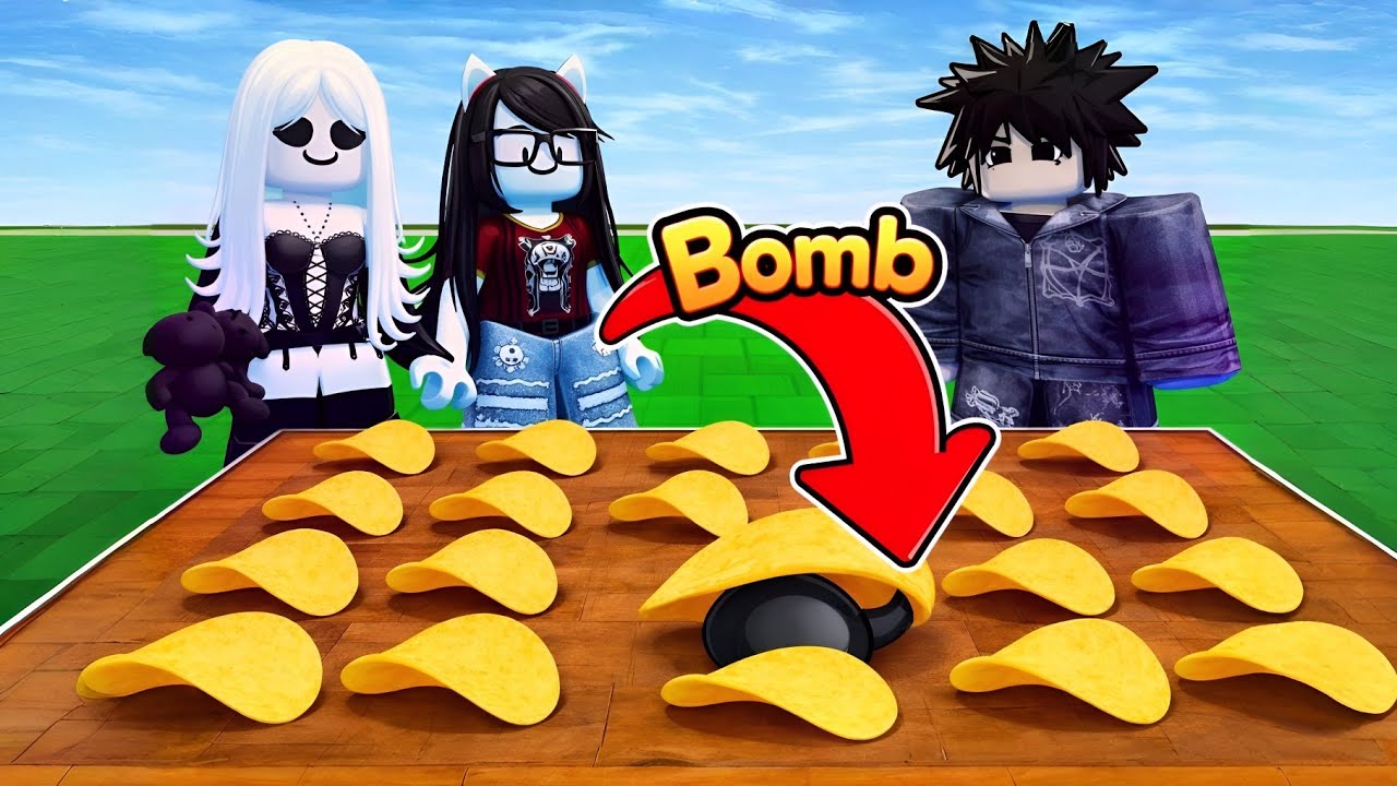 Si Comes la PAPA equivocada...  EXPLOTAS 💣🍟 Reto Extremo 😱  ROBLOX (Bomb Chip)