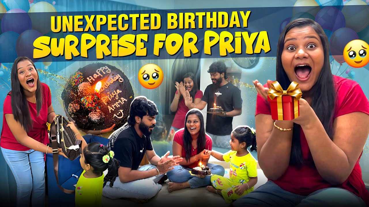 இந்த SURPRISE-அ Priya எதிர்பாக்கல…😭 | Shocking Birthday GiFT For My Wife… 🥹🎁 | Allu Loves Priya