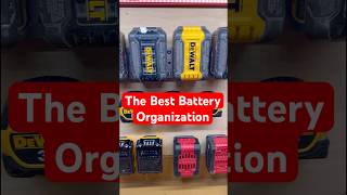 Best Way To Organize Tool Batteries #diy #tipsandtricks #tools