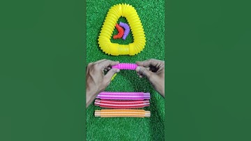 Relaxing ASMR Creating POP-TUBE ASMR #diy #satisfyingvideos #relaxing #oddasmr #funny #crunchy